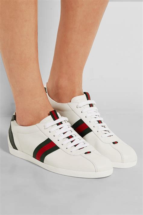 gucci white sneakers vs h&m|classic white Gucci sneakers.